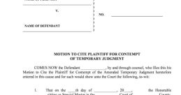 I will site you for contempt