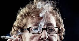 Old Woman Smoking