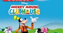 Mickey Mouse and friends from "Mickey Mouse Clubhouse" invite fun adventures in a cheerful, colorful landscape.