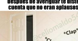 Aplausos con risas