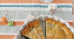 Burek - pasul The of bubbling and sizzling fills the air as the Burek is being cooked in a hot oven. The crackling of the