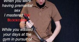 The blade must remain