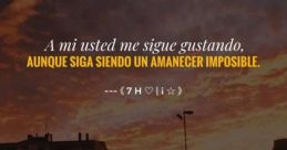 Me sigue
