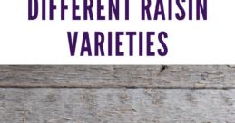Look at the size of those raisins