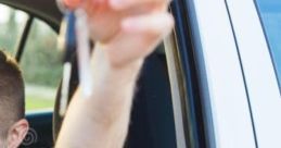 Man Laughing Car