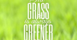 The grass is greener on the other side