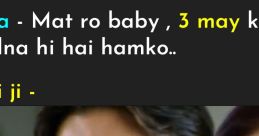 Funny Hindi meme featuring a man making a playful expression, captioned with humorous dialogue about emotions.