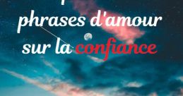 Confiance en mon bb d'amour