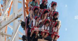 Hassam Screaming on the Rollercoaster