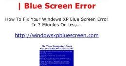 WindowsXP Error