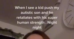 This kid pushes like an idiot