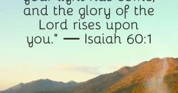 Rise and shine