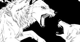 Angry rant man wolves