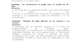Windows xp errores
