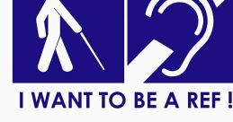 I'm blind i'm deaf i wanne be a ref