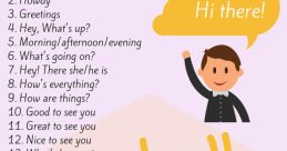 What you say when someone says hi over and over