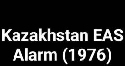 Kazachstan EAS alarm