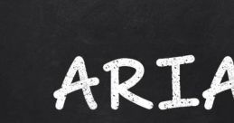 Definition of "Aria" on a chalkboard, emphasizing its meaning as a solo song performed by one singer in opera.