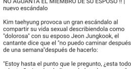 El escansalo de la semanaa