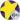 Bright yellow star shape against a vibrant purple background, representing fun and excitement in Hullabaloo Announcer (2023).