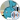 Cheerful blue character from 'A Magical Al Helper' with a big smile, adding fun and magic to the adventure.