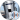 Count Binface wears a distinctive metallic trash can helmet, showcasing a unique blend of humor and creativity.