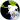 Cheerful green character with big eyes, wearing a white shirt and blue pants, symbolizing PBS Kids Announcer from 1999-2002.