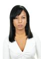 Serious expression of a Black woman, showcasing strength and determination, embodying resilience and empowerment.