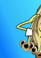 SpongeBob styled with long, flowing hair in a lively blue background, showcasing 15.ai creativity from May 2020.