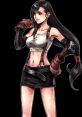 Tifa Lockhart in her iconic outfit, showcasing her strength and confidence, a beloved character from Final Fantasy VII.