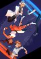 Dynamic scene featuring Emilia Conly and characters from Portal Revolution, showcasing vibrant colors and engaging poses.