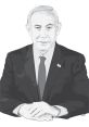 Portrait of Benjamin Netanyahu, symbolizing his leadership role ahead of the 2024 elections. Political figure in formal attire.