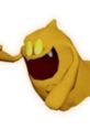 Gold Ghost from Luigi's Mansion 1, featuring a playful expression and signature yellow color, captures ghostly charm and fun.