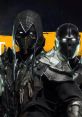 Noob Saibot and his shadowy counterpart in Mortal Kombat 11, showcasing their iconic dark armor and deadly presence.