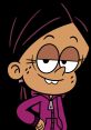 Ronnie Anne Santiago from The Loud House and The Casagrandes, sporting a purple hoodie and a playful smile.