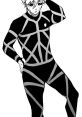 Nagi Seishiro in a sleek black sports suit, showcasing a dynamic pose from Blue Lock, emphasizing athleticism and style.