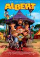Colorful characters from the animated film "Albert" gather at a circus, showcasing friendship and adventure in a whimsical setting.