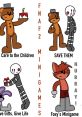 FNaF 2 Minigames: Save Them, Care to the Children, Gifts Give Life, and Foxy's Minigame characters in vibrant action.