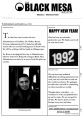 Announcement of Dr. Wallace Breen as new Black Mesa Administrator in the 1992 weekly bulletin, outlining facility updates.