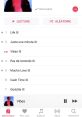 Playlist featuring Steven Lathoud's song "Vibes" among other tracks, showcasing a modern music library interface.