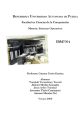 Cover page of an IBM 7094 course project from Benemérita Universidad Autónoma de Puebla, highlighting Sistemas Operativos.