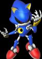 Metal Sonic in striking pose, showcasing metallic features and iconic red shoes from Sonic CD's Metallic Madness Bad Future JP.