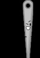 Cheerful Needle character from BFDI winks playfully, showcasing a fun and dynamic design for fans of the series.