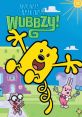 Wubbzy joyfully jumps in a colorful scene, surrounded by friends in the whimsical world of Wow! Wow! Wubbzy!