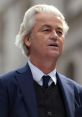 Geert Wilders, Dutch politician, speaking confidently in a suit, engaged in public discourse.