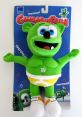 Gummibär plush toy featuring a cheerful green character with a musical theme, perfect for fans of Gummy Bear songs.