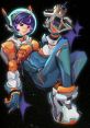 Juno from Overwatch, depicted in a vibrant space-themed outfit, showcasing her unique armor and futuristic gear.
