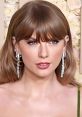 Elegant portrait of a woman with straight hair and glamorous earrings, capturing the essence of pop music style and allure.