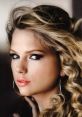 Taylor Swift showcasing her classic Fearless Era look with glamorous curls and bold eye makeup, perfect for fans and song enthusiasts.