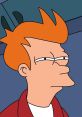 Phillip J. Fry shows his iconic expression, capturing the essence of his character from the animated series.